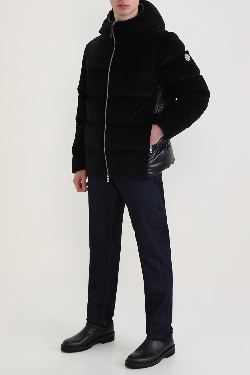 מעיל פוך קורדרוי מרופד